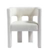 Contemporary Designed Fabric Upholstered Chair Dining Chair for Living Room, Bedroom, Dining Room, Beige