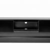 51.18inch Black morden TV Stand with LED Lights,high glossy front TV Cabinet,can be assembled in Lounge Room, Living Room or Bedroom,color:BLACK