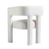 Contemporary Designed Fabric Upholstered Chair Dining Chair for Living Room, Bedroom, Dining Room, Beige