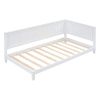 Twin Size Wood Daybed/Sofa Bed, White